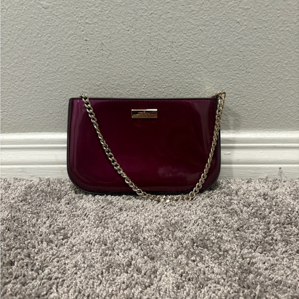 Kate Spade- Burgundy Chain Shoulder Bag